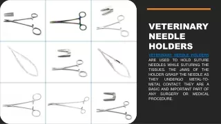 Veterinary Needle Holders