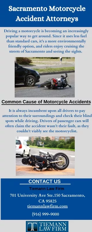 Sacramento Motorcycle Accident Lawyers