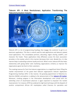 coherent market insights