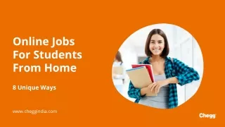 online jobs for students from home