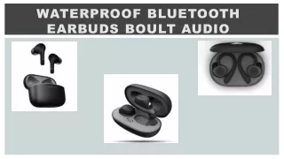 Waterproof Bluetooth Earbuds Boult Audio