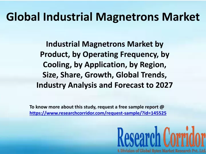 global industrial magnetrons market