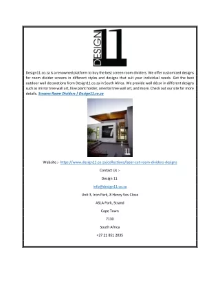 design11 co za is a renowned platform