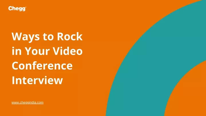 ways to rock in your video conference interview