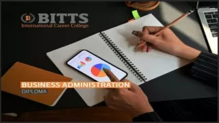 Business Administration Diploma Course at Bitts Int. Career College