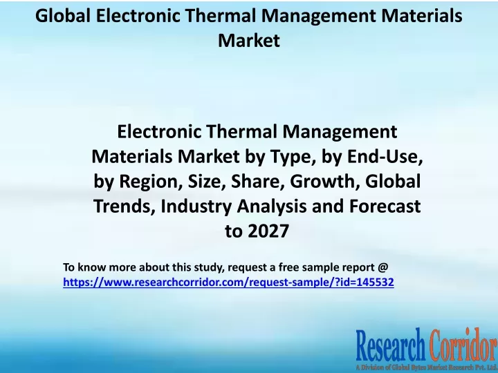 global electronic thermal management materials market