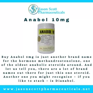 Anabol 10mg - Jason Scott Pharmaceuticals buy Anabol 10mg online