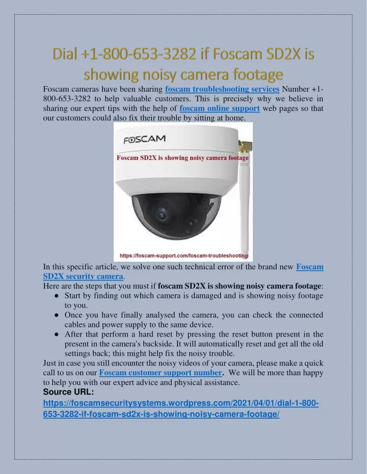 foscam cameras have been sharing foscam