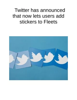 twitter has announced that now lets users
