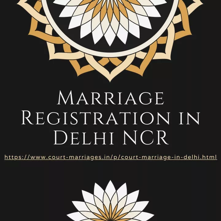 marriage registration in delhi ncr https