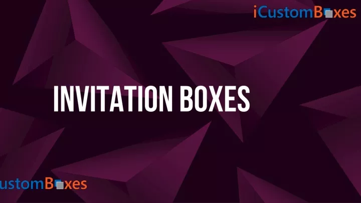 invitation boxes