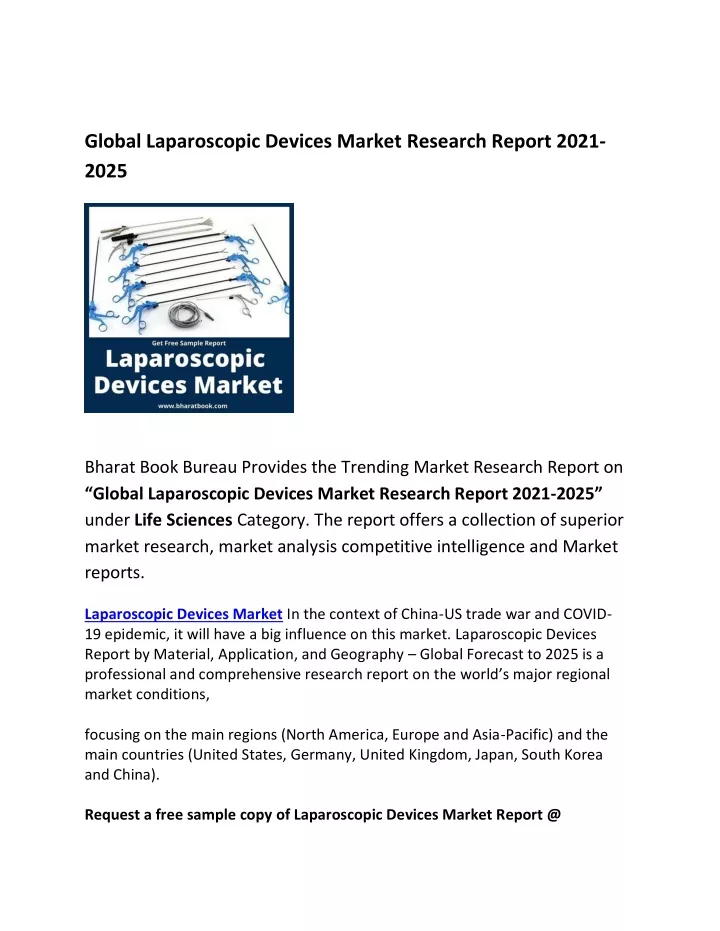 global laparoscopic devices market research