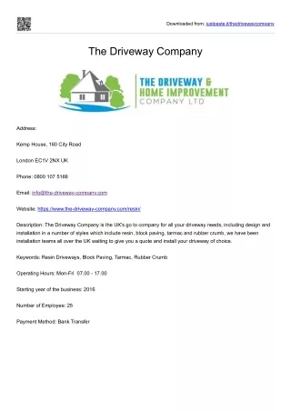downloaded from justpaste it thedrivewaycompany