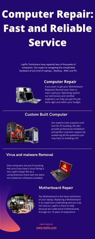 Computer Repair: Fast and Reliable Service