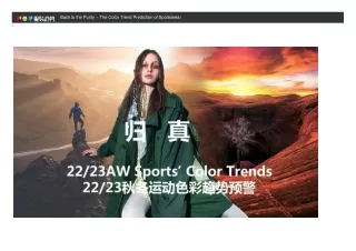 back to the purity the color trend prediction