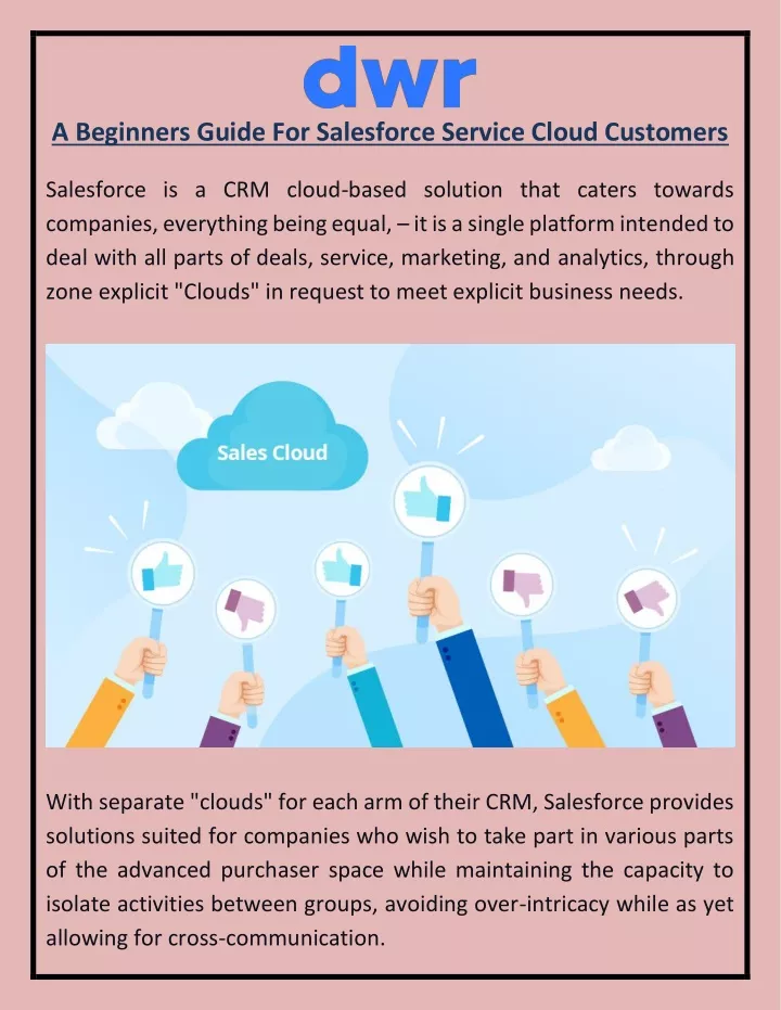 a beginners guide for salesforce service cloud