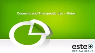 Cosmetic and Therapeutic Use – Botox
