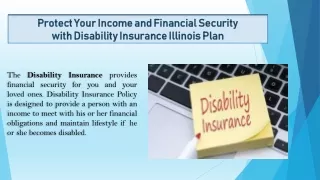 Illinois Disability Insurance Plans And Coverage For Individuals