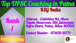 top upsc coaching in patna