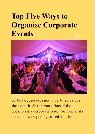 Top five ways to organise corporate party venue in Gurgaon