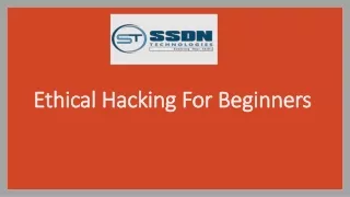 ethical hacking for beginners