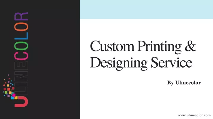 custom printing designing service