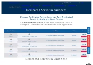 Budapest Dedicated Server