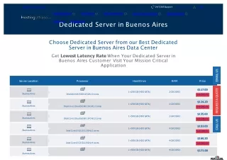 Buenos Aires Dedicated Server