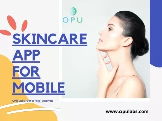 skincare app for mobile