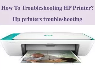 How To Troubleshooting HP Printer?
