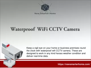 Waterproof WiFi CCTV Camera