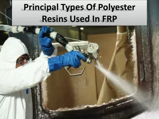 principal types of polyester resins used in frp