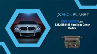 bmw 7304905 lear 53521180401 headlight driver