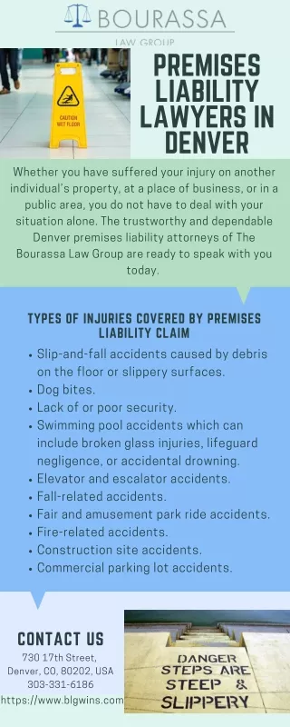 Premises Liability Lawyers in Denver | Bourassa Law Group