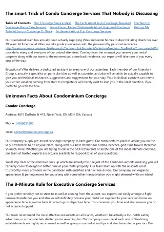 Top Luxury Concierge - An Overview