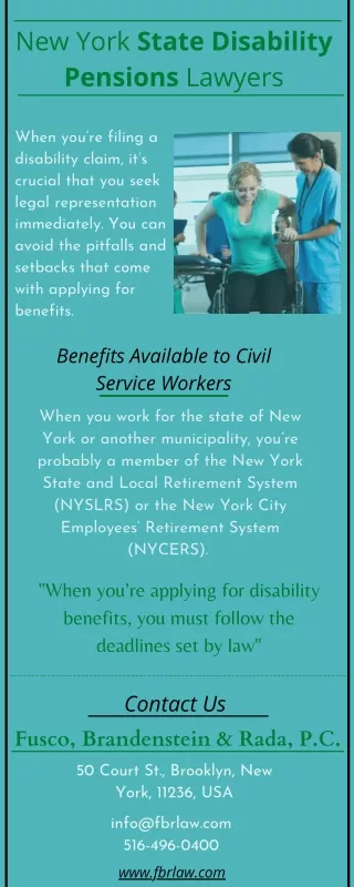 New York State Disability Pensions Lawyers