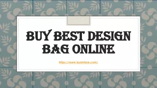 buy best design bag online