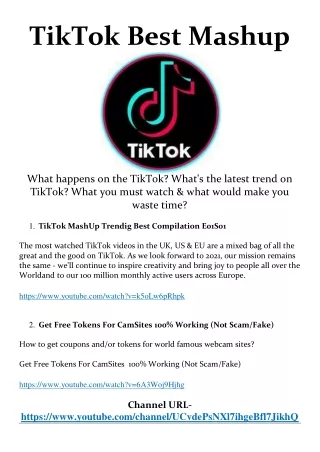 tiktok best mashup