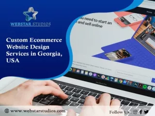 Custom Ecommerce website design services in Georgia, USA