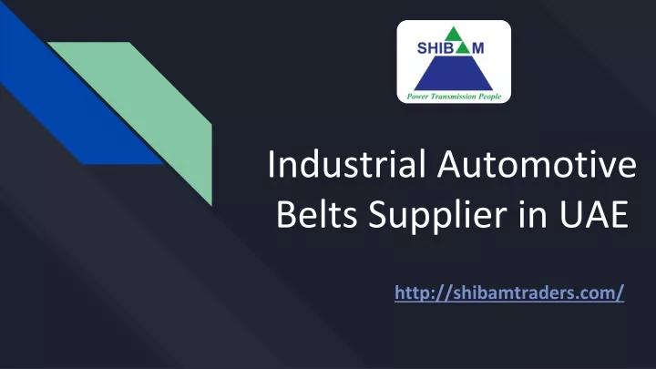 industrial automotive belts supplier in uae