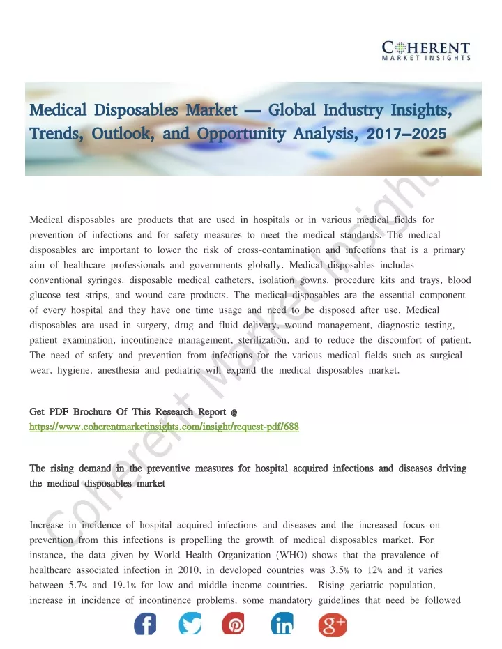 PPT - Medical Disposables Market PowerPoint Presentation, Free Download ...