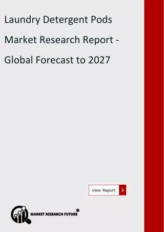 laundry detergent pods market research report
