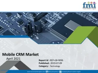mobile crm market april 2021