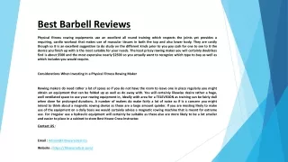 best barbell reviews