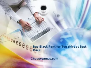 Buy Black Panther Tee shirt at Best Price - Choosywones.com