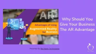 why should you give your business the ar advantage