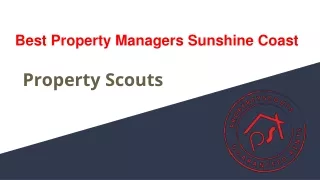 Best Property Managers Sunshine Coast | Property Scouts
