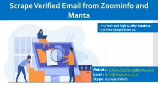 scrape verified email from zoominfo and manta