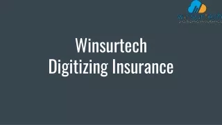 WinsurTech Insurance Products