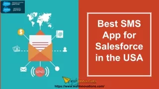 best sms app for salesforce in the usa